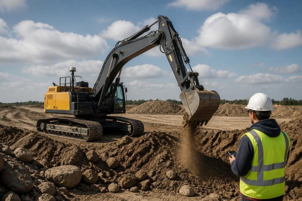 The new generation of robotic excavators will be judged on site work